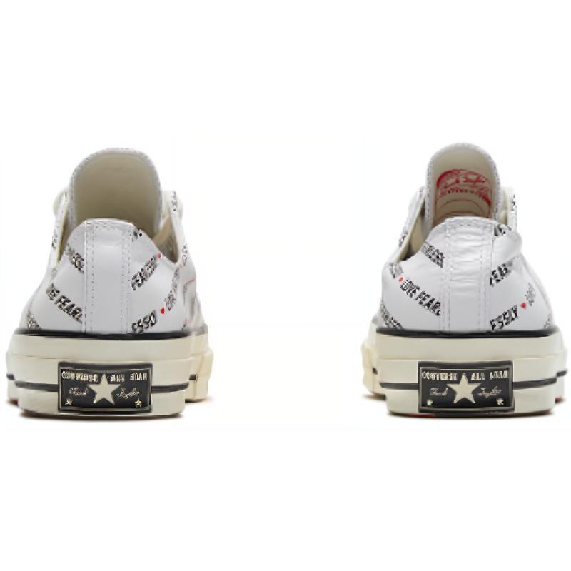 Converse Chuck Taylor All Star 1970s Comfortable and Versatile Low-Top Canvas Shoes Unisex White