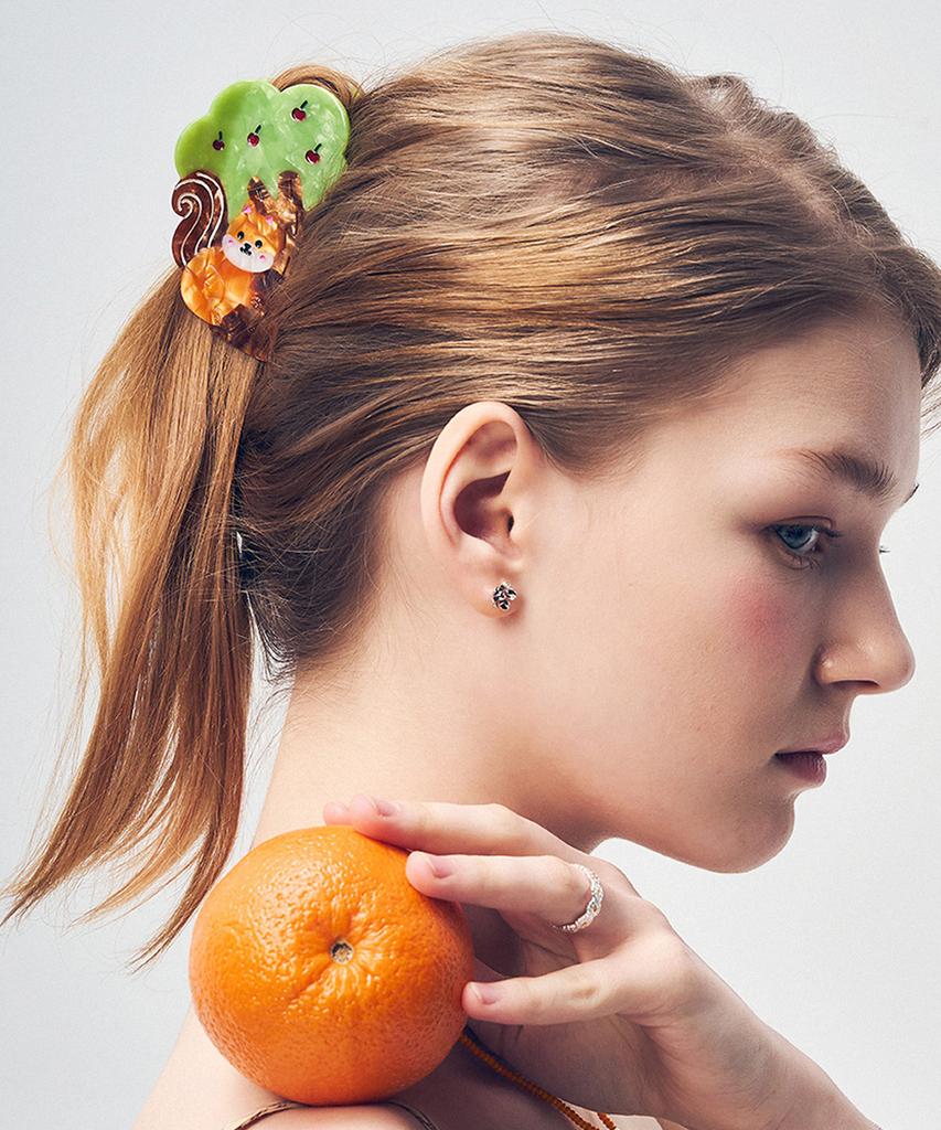 Dana Burton Animal Garden Hair Clip