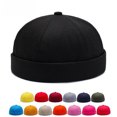 Unisex Brimless Hat: Round Top Melon Cap, Hip-Hop Style & Landlord Design for Spring/Autumn