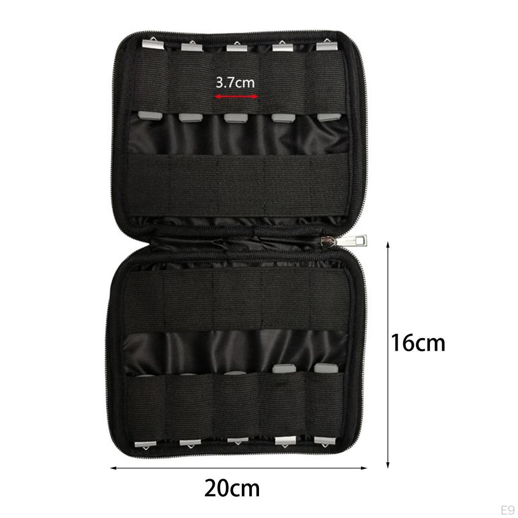 Compact USB Drive Storage Solution with Zipper Closure