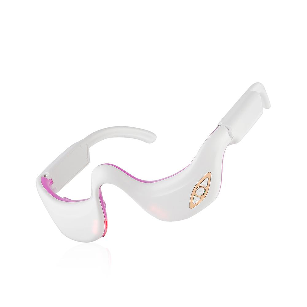 New Intelligence EMS Pulse Vibration Under-Eye Massager Heated Relieves Eye Fatigue Eyes Massage Glasses Dark Circle Eye Bags Eye Promote Sleep Unisex