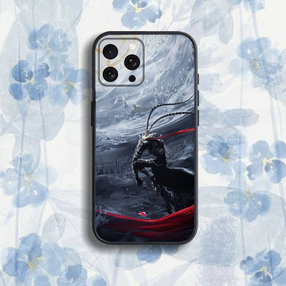 B-Blacks Myths Wu-Kong-s Phone Case For iPhone 17,16,15,14,13,12,Pro,Max,Plus,E,SE4,Air,Mini Black Soft Box
