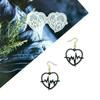 Epoxy Love Heart Mold Silicone Earrings Mold Handmade Fashion Jewelry Molds for Resin Jewelry Making Pendant Crafts