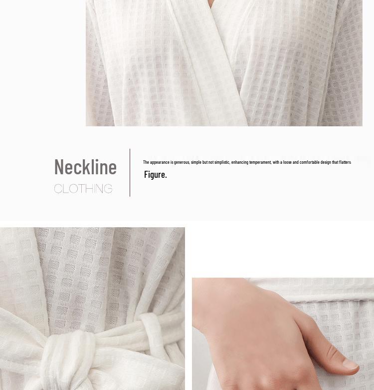 Japanese Style Thin Yukata Pajamas for Spring & Summer - Unisex Plus Size Bathrobe for Women & Men, 200 Jin Beauty Salon, Autumn Pajamas.