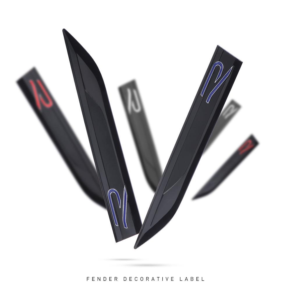 Golf 3 4 MK3 MK4 2026 Hot For VW VOLKSWAGEN 2Pcs 3D ABS R Styling Car Fender Emblem Side Body Sticker For Volkswagen Golf 4 Mk5 