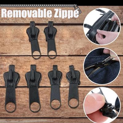 Pack Of 12 Zip Repair Kits Zipper Slider For Quick And Easy Zipper Replacement for Clothing And Luggage 3 Sizes