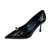 G860-26 Französische sexy spitze Schleife schöne High Heels Damen 2025 neue Stiletto-Temperament Einzelne Schuhe Damen