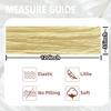 Baccessor 2 Pack Beige Cheesecloth Table Runner 35x120 Inch, 10ft Ivory Gauze Table Runner, Boho Rustic Sheer Cheese Cloths Runner for Wedding Baby