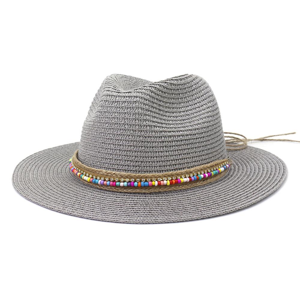 New Summer Boy Girl Kids Straw Hats Outdoor Sun Protection Beach Sun Hats Panama Child Formal Jazz Hat Gorras Para Mujer