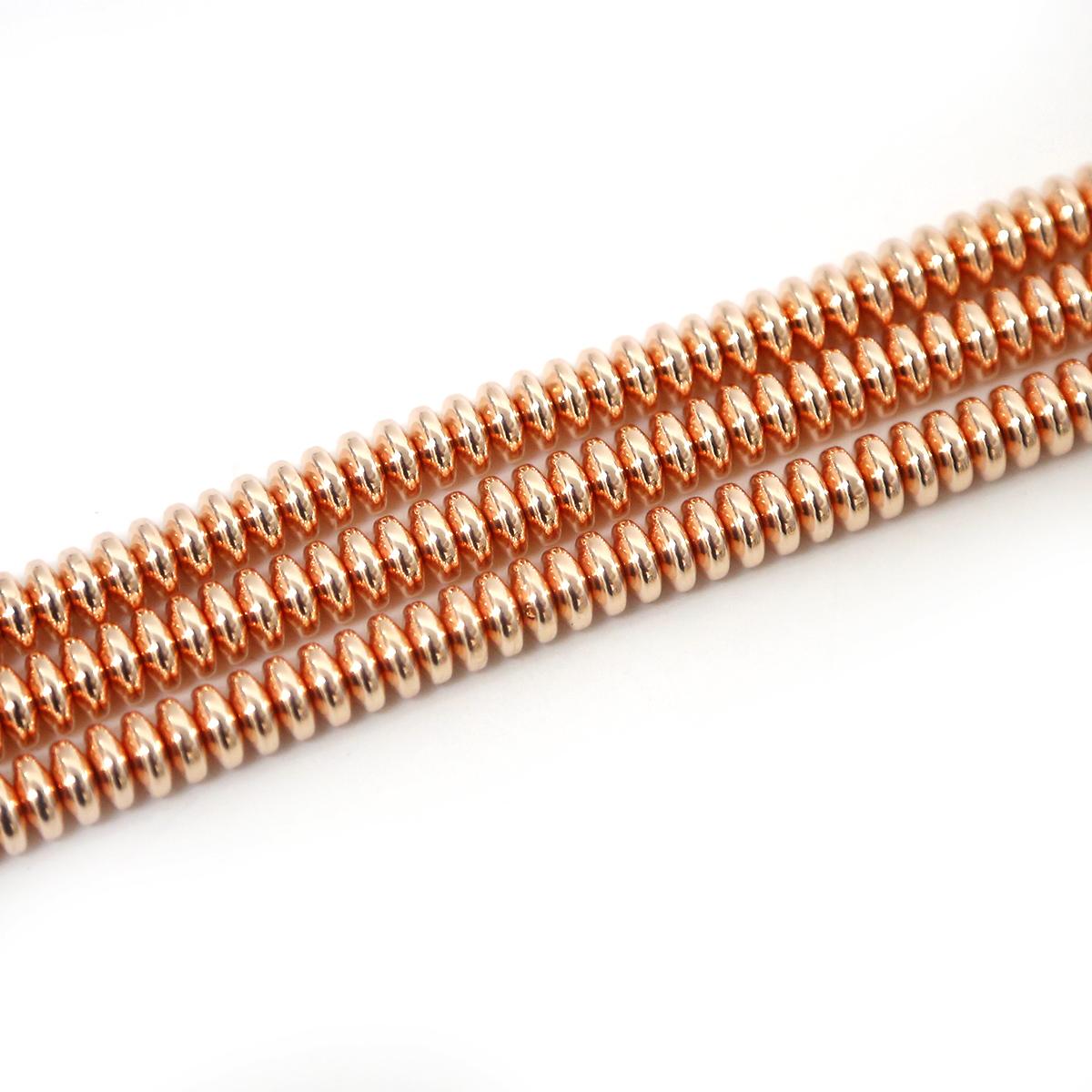 

Літаюча тарілка Гематит Золото Срібло Натуральний камінь 4/6/8 мм Плоска кругла розпірка Розсипні намистини для виготовлення ювелірних виробів Браслети своїми руками 6×3mm 135pcs рожевий колір золота