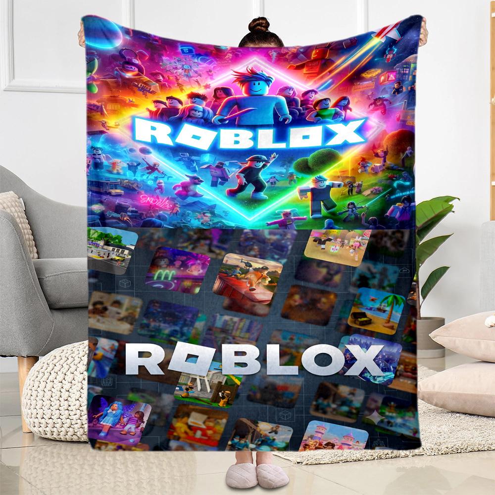 Roblox 185 Blanket Comfortable Perfect for Bed Office Chair Couch All-Season Use Modern Perfect Gift for Relatives and Friends