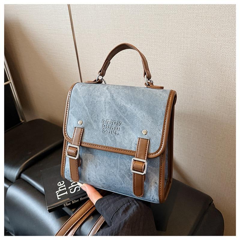 College Style Retro Backpack Fashion Handbag Women's Niche Large Capacity Backpack