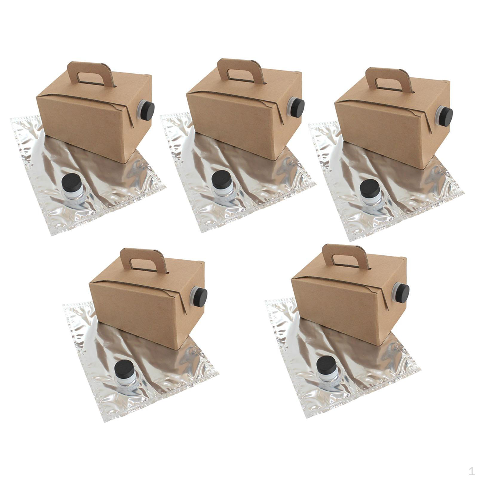 

5 Pieces Disposable Coffee Box Drink Carrying Container for Takeout Delivery