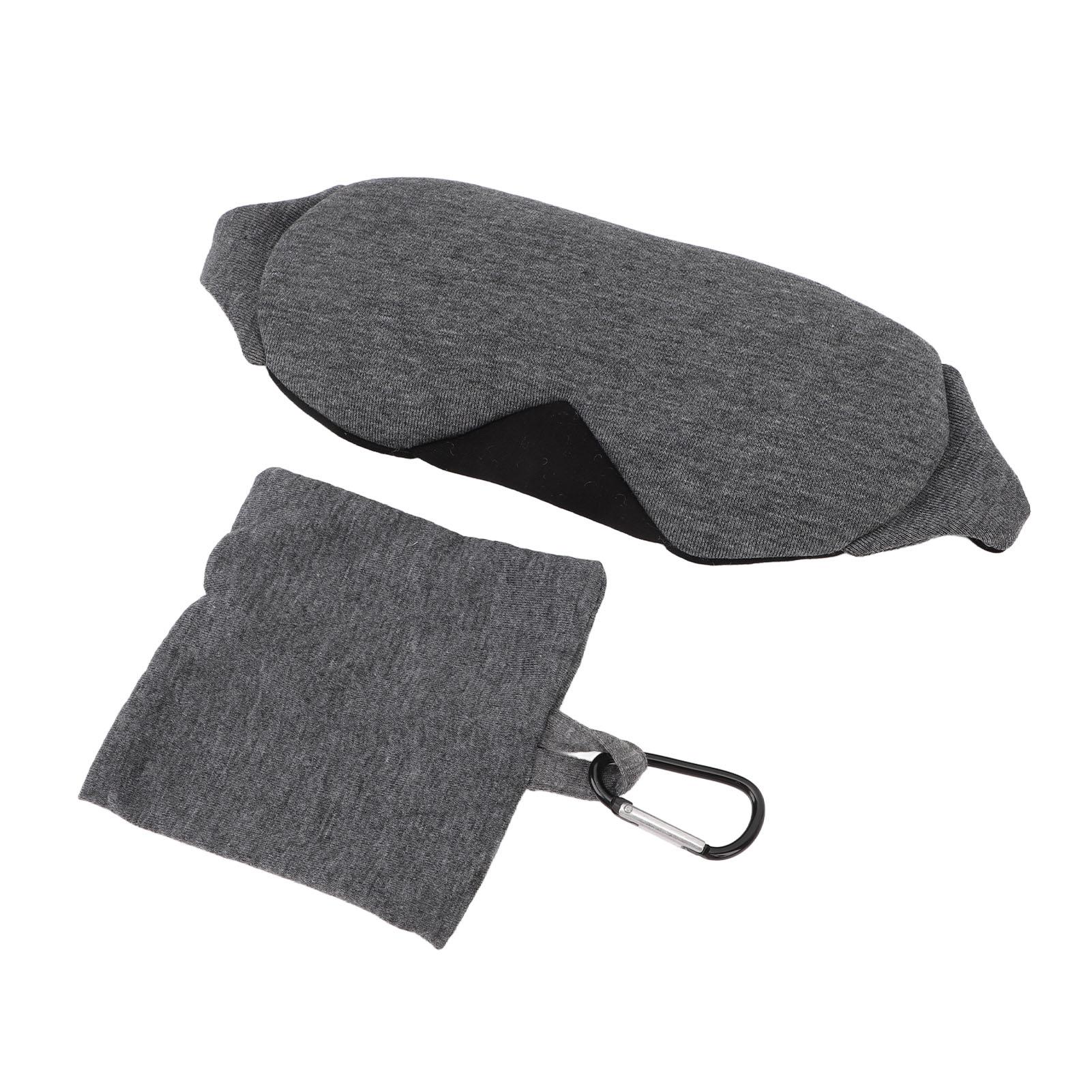 

Повязка на глаза, блокирующая свет, хлопковая, дышащая, универсальная, регулируемая, для сна, для путешествий и дома чёрный