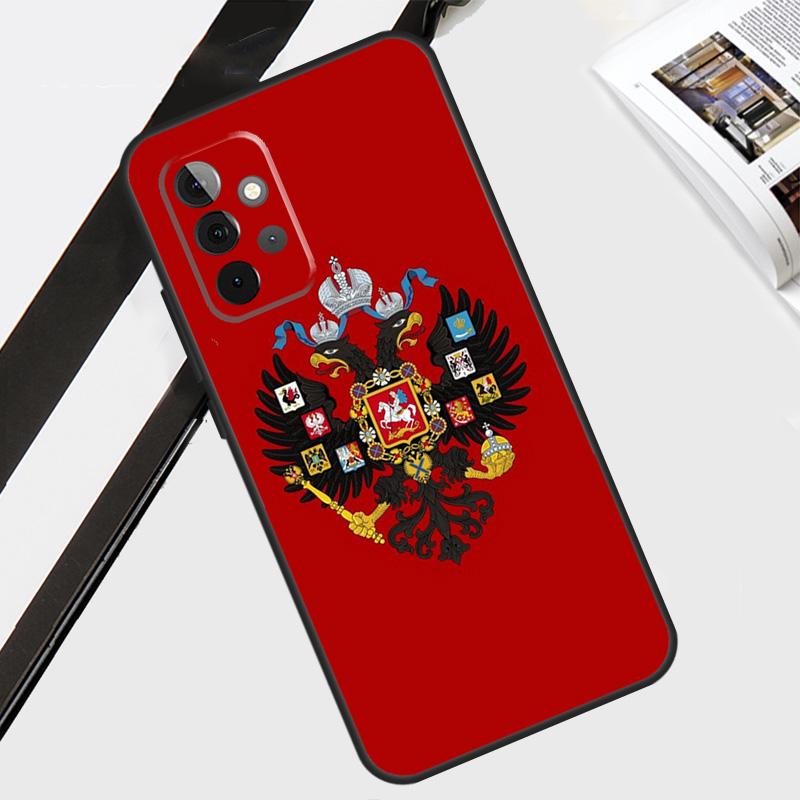 Russian Empire Coat of Arms Case For Samsung Galaxy A55 A35 A15 A56 A36 A26 A16 A06 A54 A34 A14 A12 A22 A32 A52 A13 A53