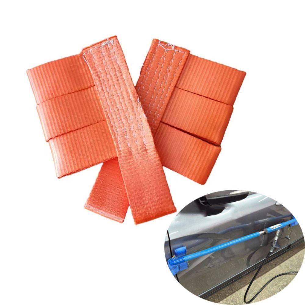1 Pair Soft Car Dent Repair Tools Puller Nylon Car Hail Dent Removal Sturdy Wear-resistant Dent Repair Belt For Car Repair Tools