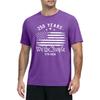 Men's Quick Dry Short Sleeve T Shirt Lightweight Breathable Fitness Workout Tee with Printed Design Soft Fabric Comfortable Fit