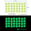 Adesivi murali con stelle luminose: decorazioni creative fai da te per soggiorno, camera da letto, cameretta dei bambini, dormitorio.
