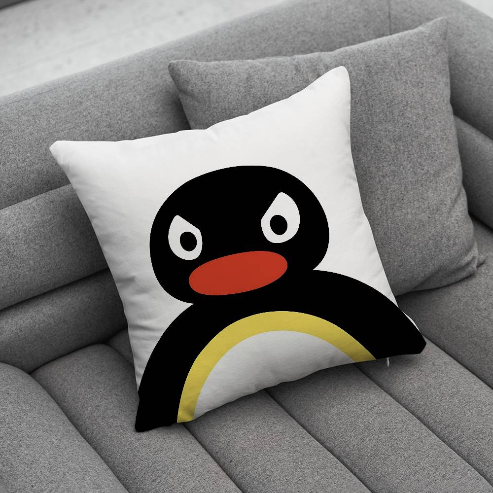 Penguin PPingu Pillow Case Pillowcase Home Sofa Cushions Car Cushions Pillowcover Office Pillowshell Pillow