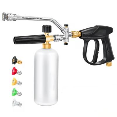 Schaumverbinder-Zubehör Hochdruckreinigung für Autowäsche und Reinigung, Schaum mit 5 Power Wash-Sprühdüsen