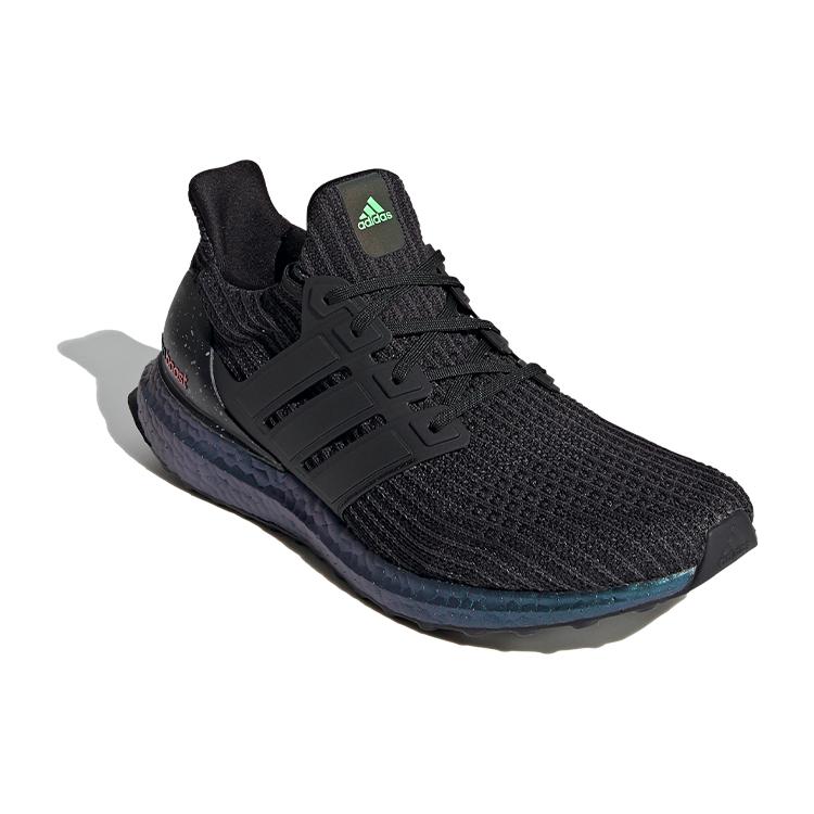 New Adidas Ultra Boost Black Green Zest FY7079