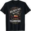 Klappa Inte De Fluffiga Korna Buffel & Bison Yellowstone Park T-shirt