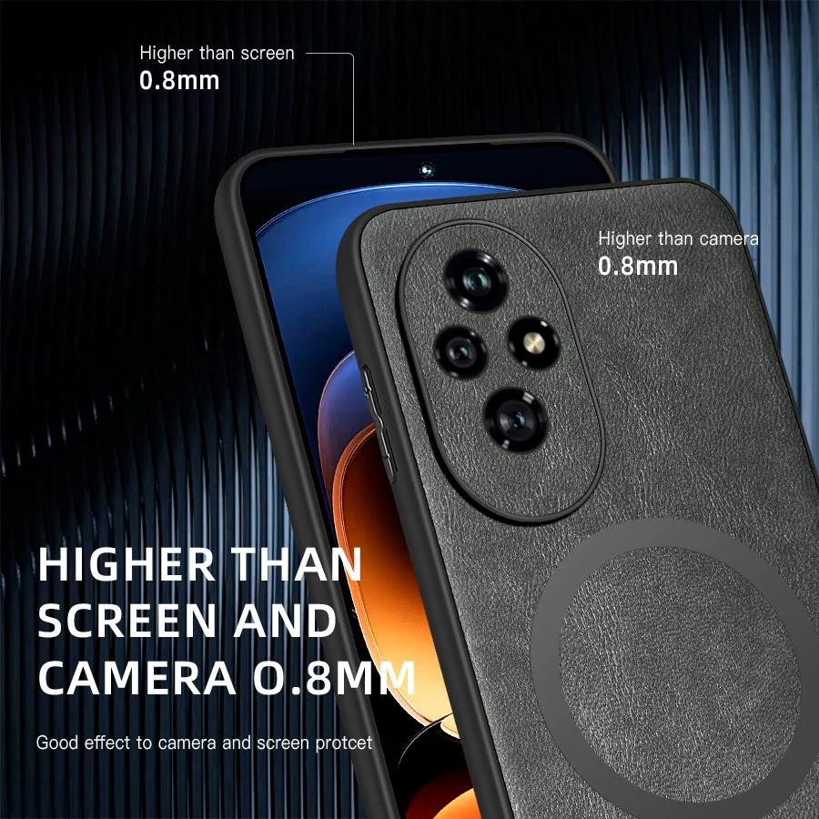Magnetic Phone Case for Honor Magic 7 6 5 Pro Fuax Leather Cover for Honor 300 200 90 Lite 100 80 70 Pro Leather Protection Case