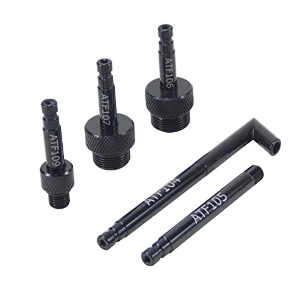 5PCS Black ATF Filler Adapter Automatic Transmission Fluid Adapter  Automatic Transmission Service