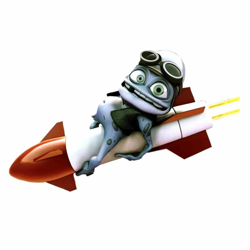 Funny Beautiful Anime Crazy Frog Car Sticker Waterproof Cover Scratch Funny Sticker Window Motorcycle Fine Decal Decor PVC