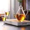 Clear Borosilicate Glass Teapot
