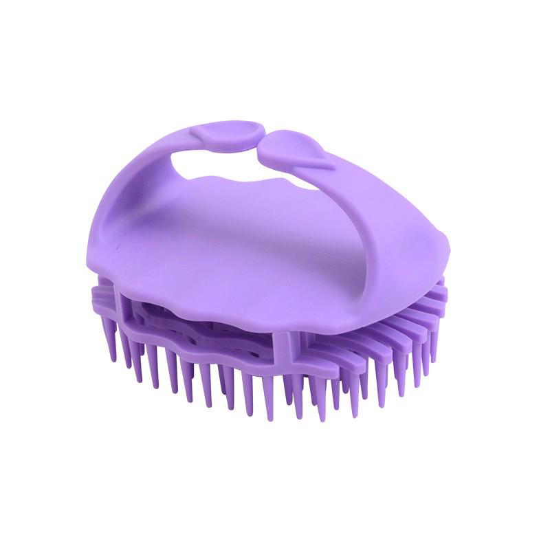 Silicone Scalp Massage Shampoo Brush for Dry & Wet Use