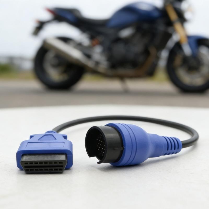 Universal 38Pin to 16Pin OBD Connection Cable PVC 38Pin OBDII Equipment Cable Obdii Reader Cables Suitable for Vehicle