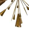 Modern Sputnik Chandelier Ustinov Style 32 Arm 24 Light Mid Century Brass Sputnik Chandelier Light Fixture