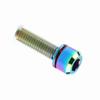 Titanium Alloy Bicycle Titanium Tapered Head Bolt Screw With Washer For Mountain Bike