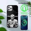Custodia per Telefono U-Ufc Charles Oliveira Per iPhone17,16,15,14,13 Plus,Pro Max Magnetica Per Ricarica Wireless Magsafe