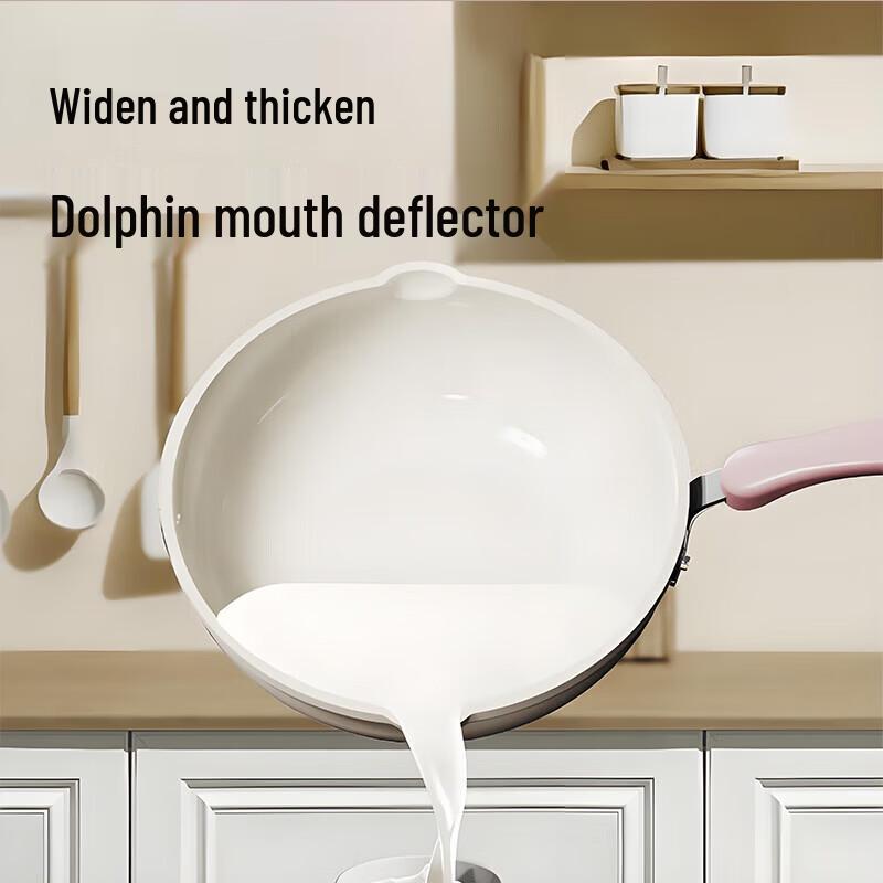 Bear 20cm Non-stick Mini Wok & Frying Pan