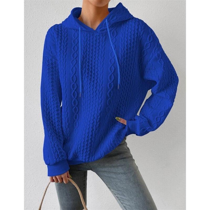 Ladies Long Sleeve Jumper Hoodies Hooded Sweatshirt Pullover Loose Fit Casual
