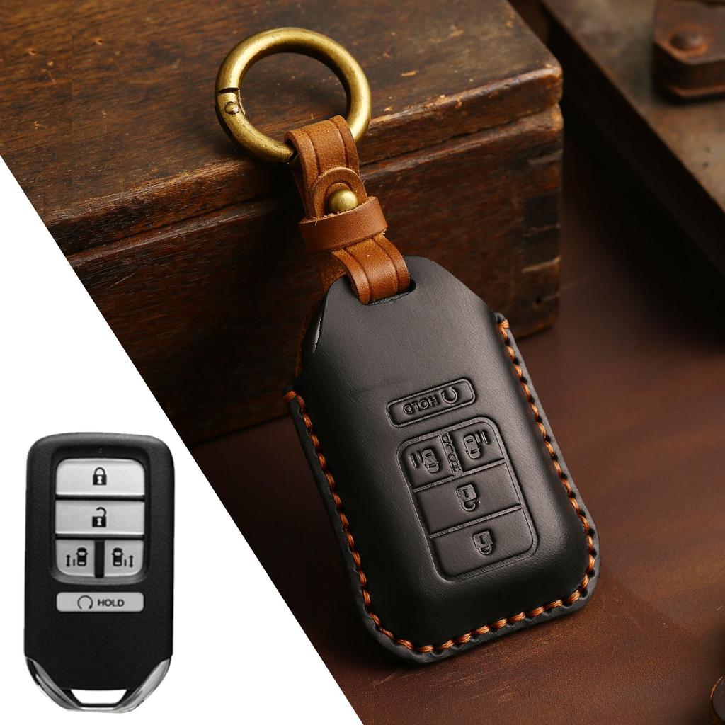 Suitable for Honda key case CRV Lingpai XRV 10th generation Civic Accord Crown Fit leather car key case