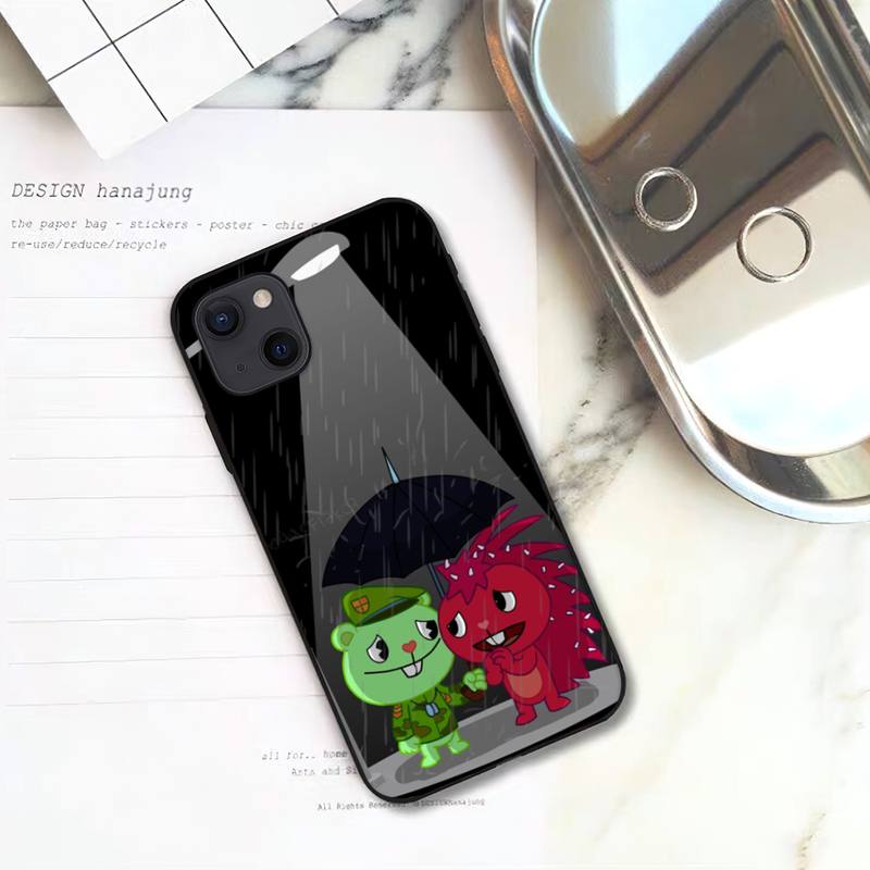 Happy Tree Friends Phone Case For iPhone 11 12 Mini 13 14 15 Pro XS Max X Plus SE XR Shell