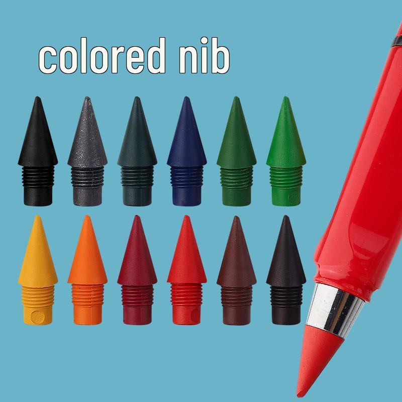 Erasable Colored Pencils Set: 12 Eternal Colors, No Sharpening Needed, Perfect for Kids and Students