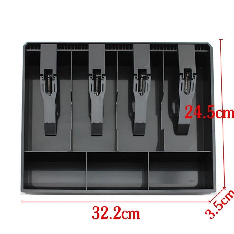 Hard Plastic Case Cash Register Box New Classify Store Cashier Coin Drawer Box Cash Drawer Tray Money Counter Case