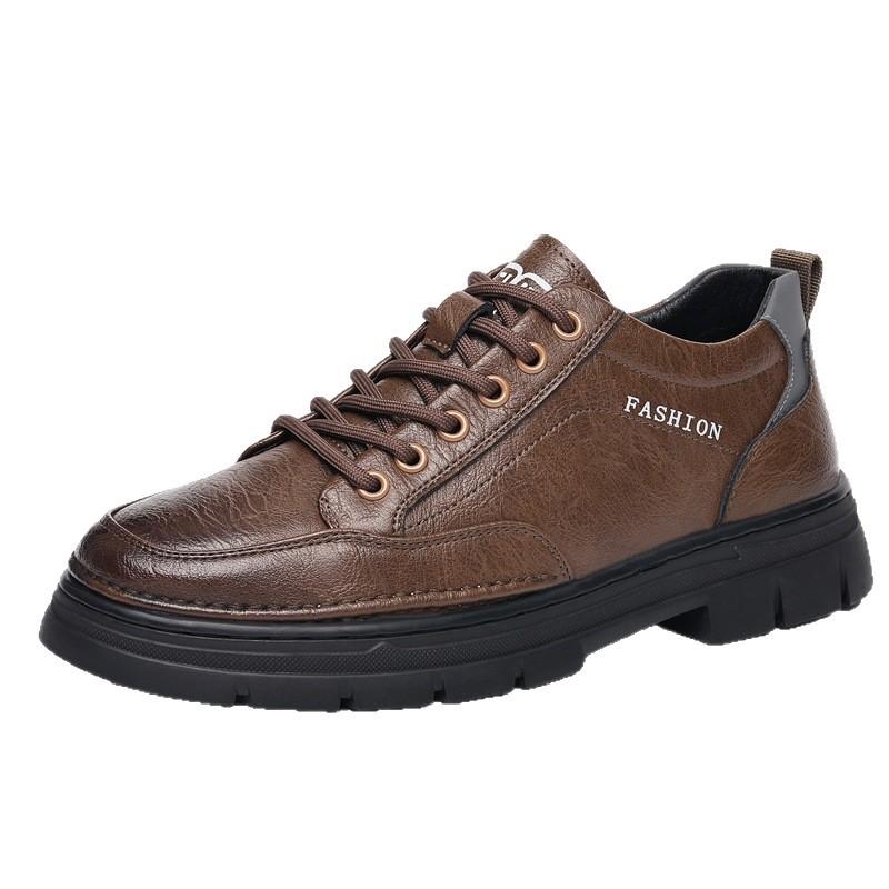 Men's shoes autumn trendy shoes 2025 new fashion men's casual sports leather shoes men's shoes