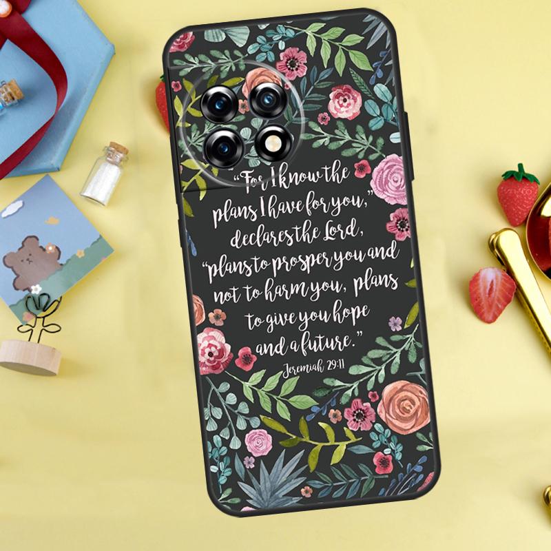 

Bible Verse Jesus Christ Christian Case For OnePlus 13T 13R 12 12R 15 13 11 10 10T 8T Nord CE 2 3 4 Lite N20 N30 Nord 5 Cover OnePlus Nord CE5