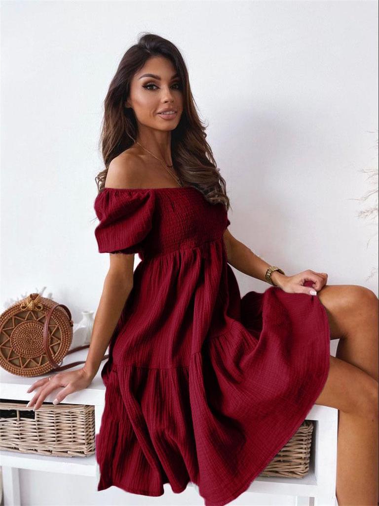 2026 Summer Off-the-Shoulder Backless Long Dress
