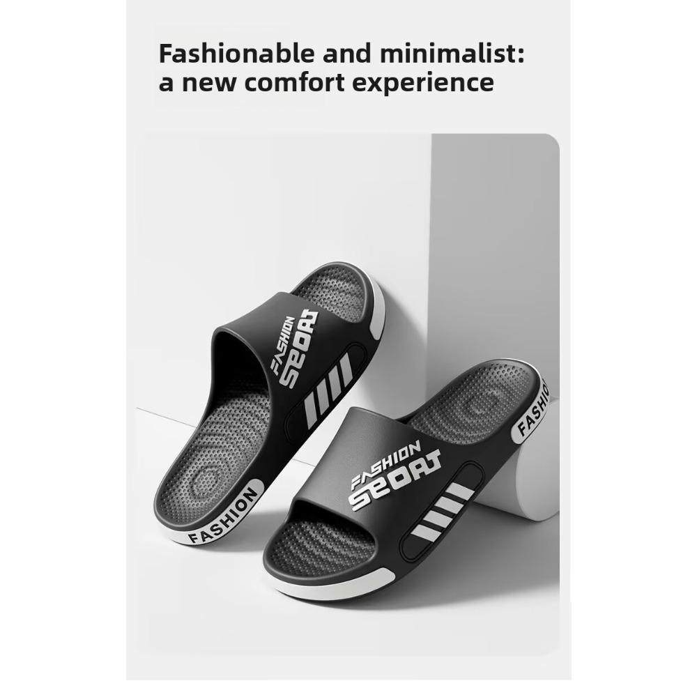 Ciabatte Sportive Estive alla Moda da Uomo, Suola Spessa Antiscivolo Silenziose da Spiaggia Indoor Outdoor Moda Slides