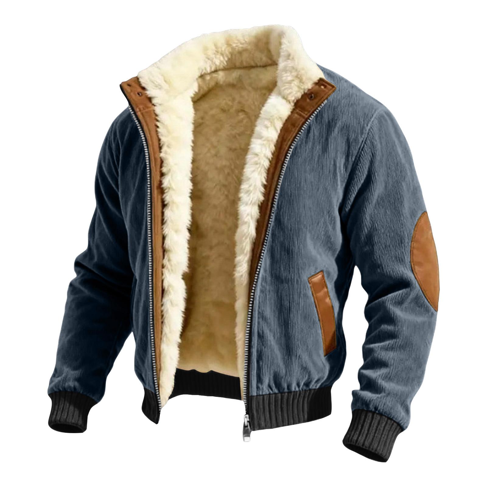 Men`s Vintage Hooded Winter Jacket with