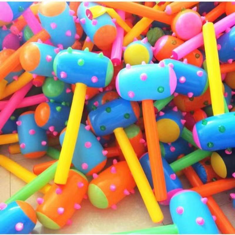 Large Inflatable Wolf's Tooth Hammer Toy - Popular at Night Markets and Scenic Spots