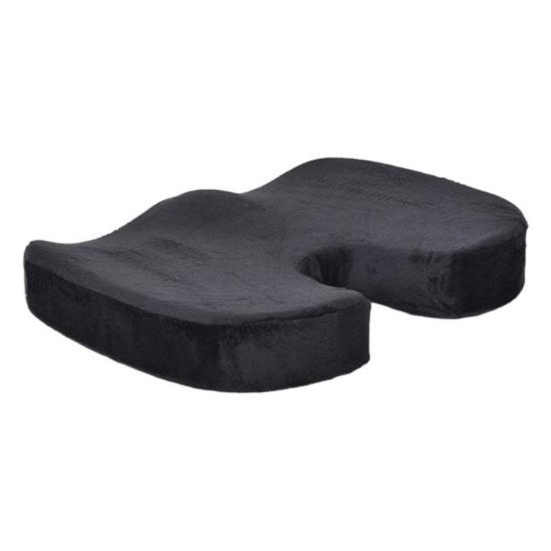 

Подушка сиденья из пены с эффектом памяти, подушка для стула, нескользящая подушка для облегчения боли, подушка для офисной автомобильной инвалидной коляски чёрный