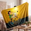 Warm Flannel BlanketGaston Lagaffe Soft Cozy Throw Blanket for Bedroom Couch