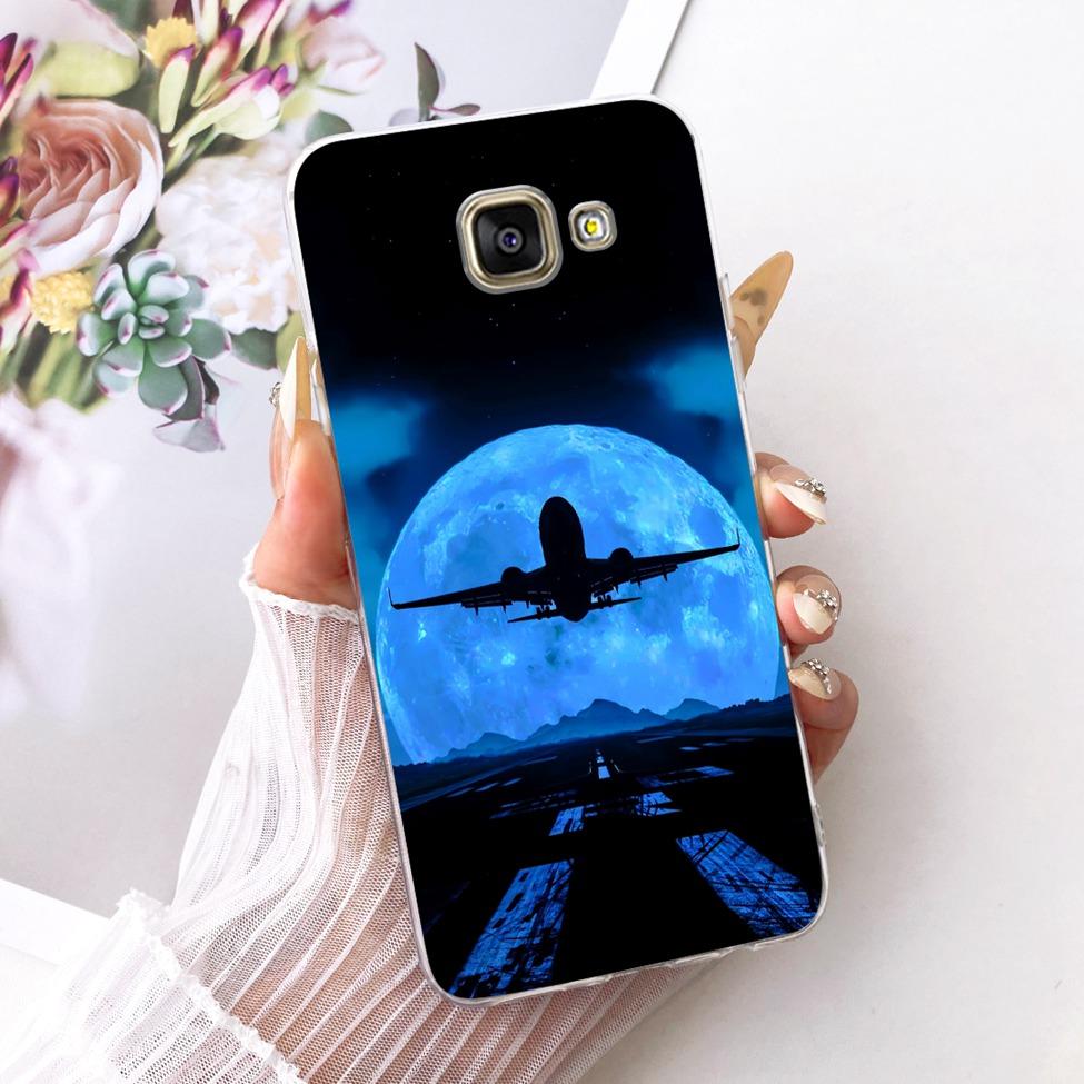 Clear For Samsung A3 2016 Case SM-A310F Cute Cat Fashion Butterfly Funny 2D Painted Casing For Samsung Galaxy A3 2016 Cover